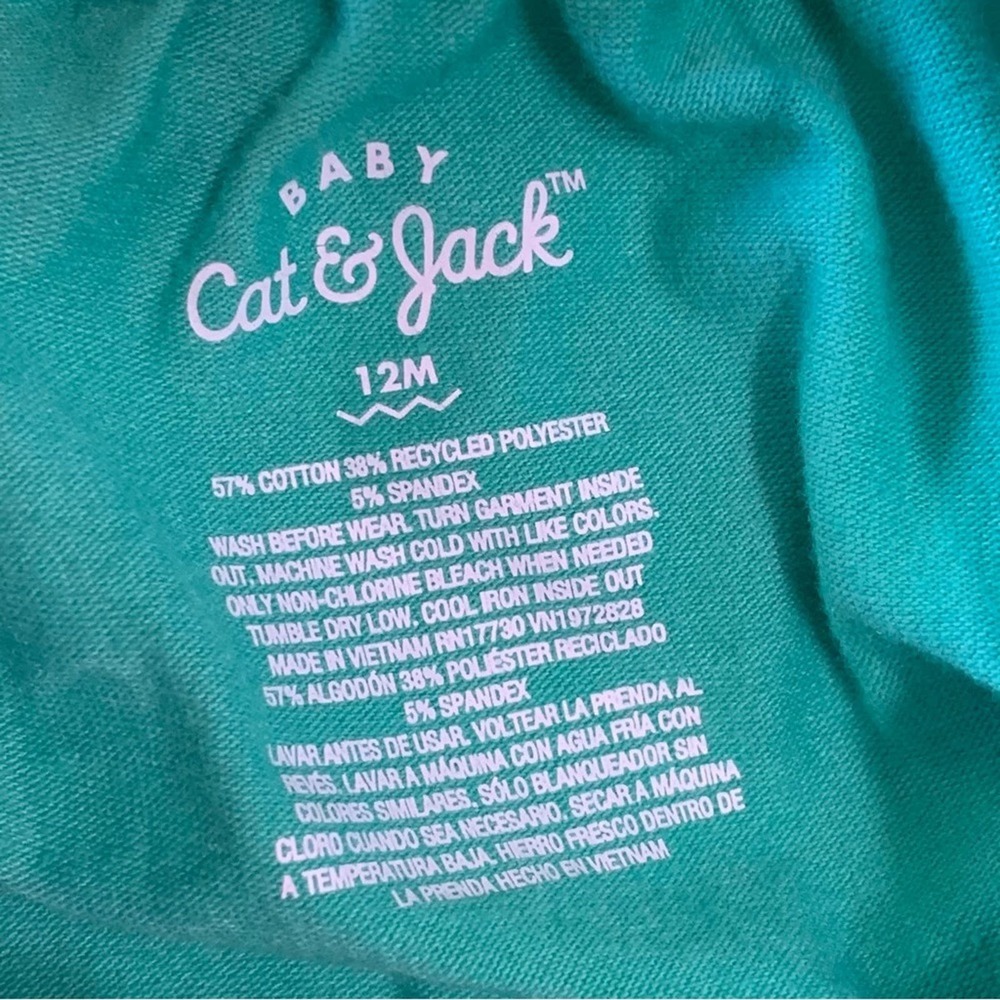 Lime Green Good Luck Charm Clover St Paddy’s Day. 12 Month Rainbow Baby NEW - Picture 3 of 3